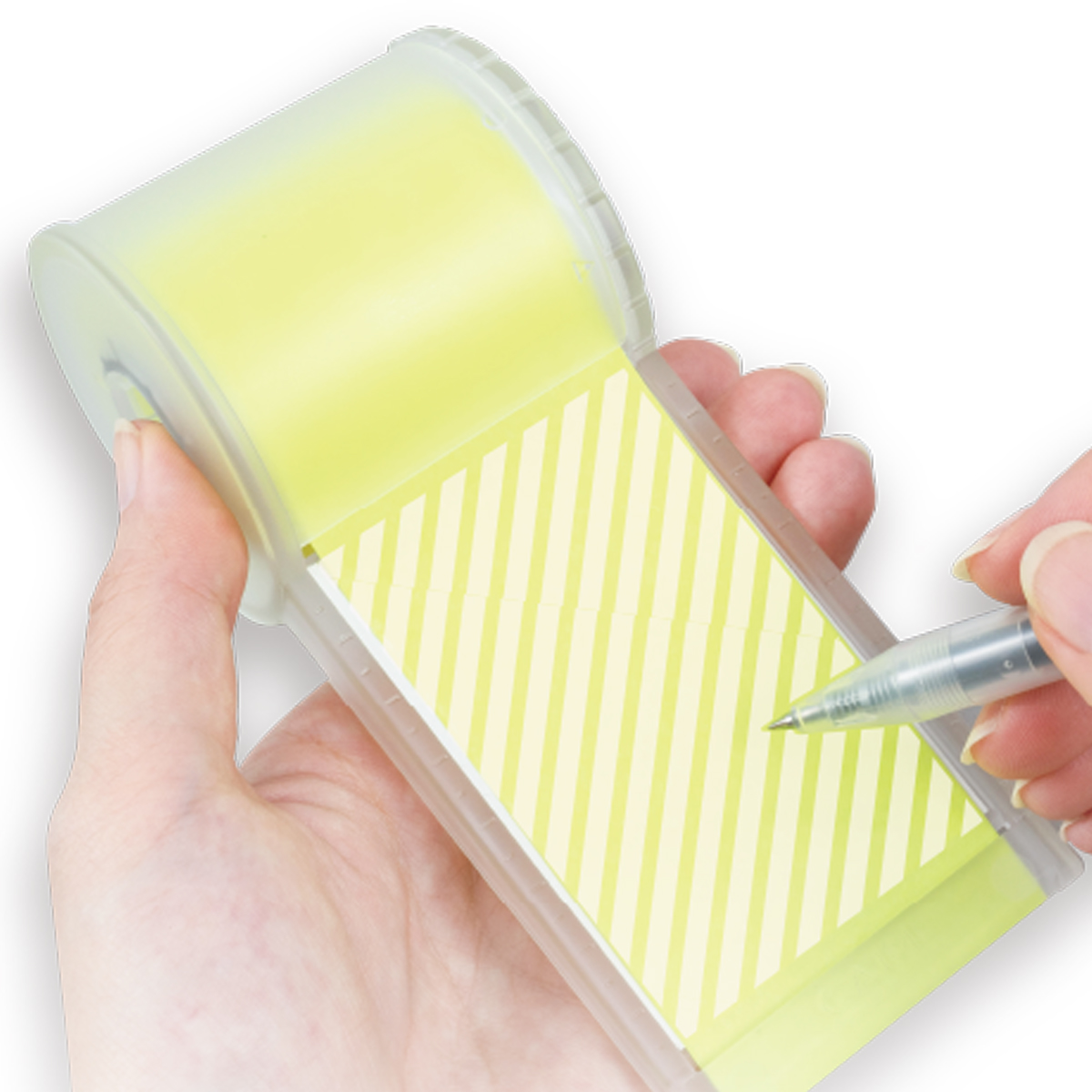 台座は糊がつきにくい剥離シート。